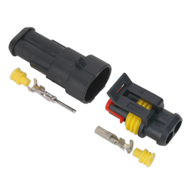 2-Way Superseal Male & Female Connector - 1 pair
