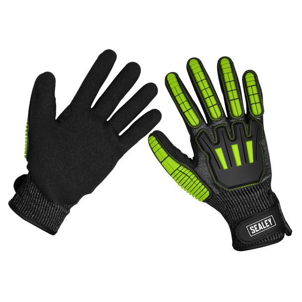 Cut & Impact Resistant Gloves, Large - Pair - SSP39L