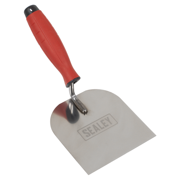 Stainless Steel Margin Trowel with Rubber Handle 120mm