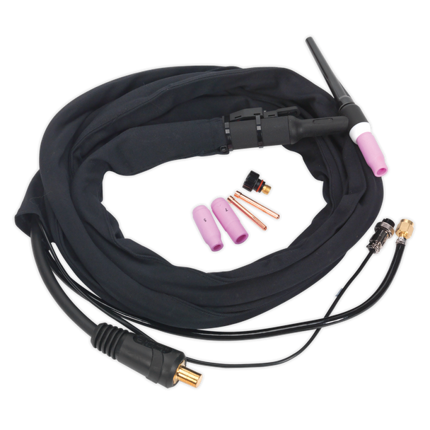 TIG Inverter Welding Torch with Push-Button 25mm²