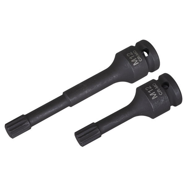 M12 Wheel Bearing Hub Spline Socket Bits for VAG 2pc