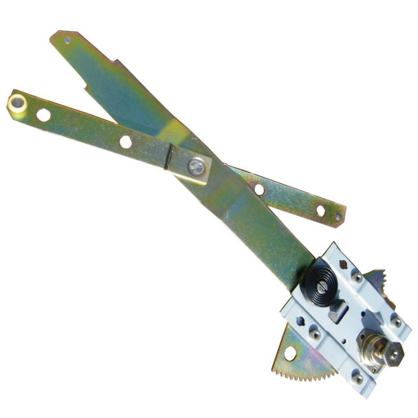 Direct Replacement Front Right Hand Window Regulator for Defender 1986-1994, automotive part for window movement.