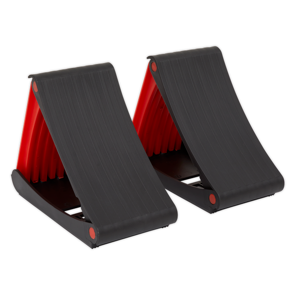 Folding Wheel Chocks - Pair