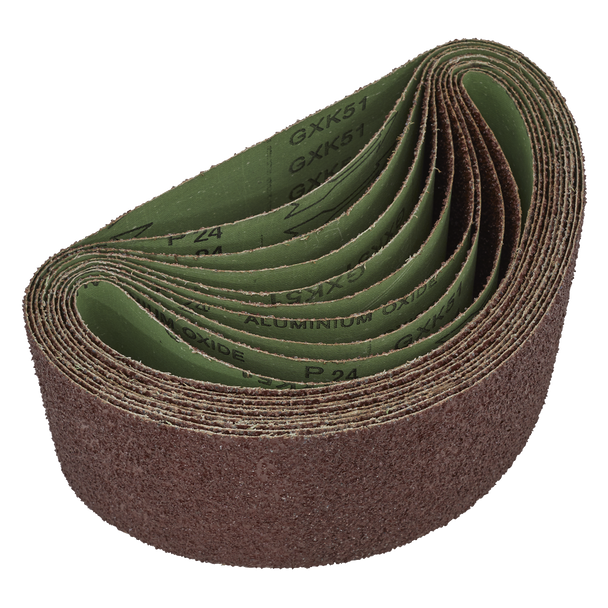 Worksafe® 100 x 610mm Sanding Belt 24Grit - Pack of 5
