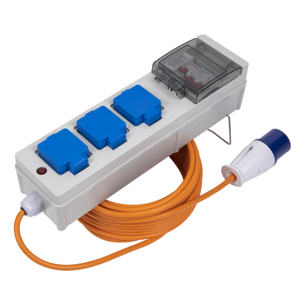 Caravan & Camping Mains Unit 15m with RCD