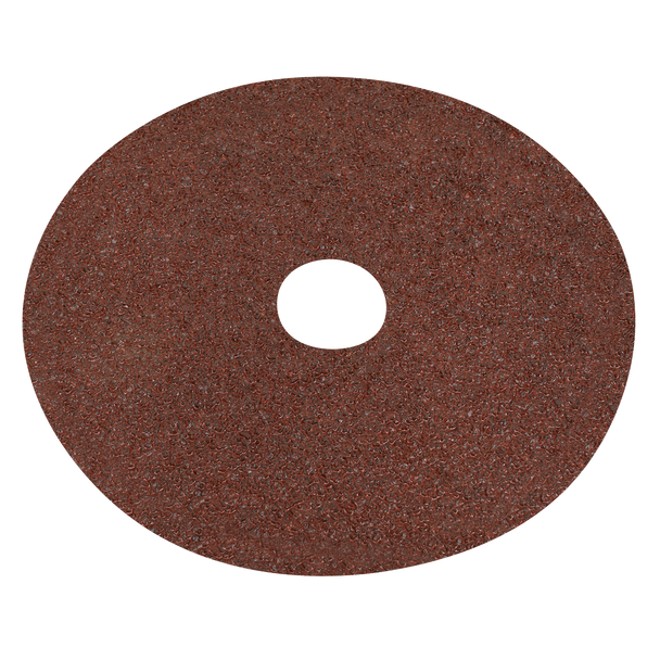 Worksafe® 125mm Fibre Backed Sanding Disc 24Grit - Pack of 25
