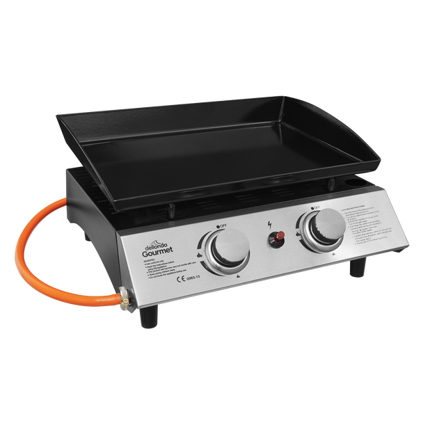 Dellonda 2 Burner Portable Gas Plancha