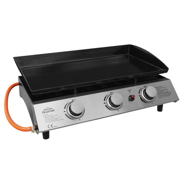 Dellonda 3 Burner Portable Gas Plancha