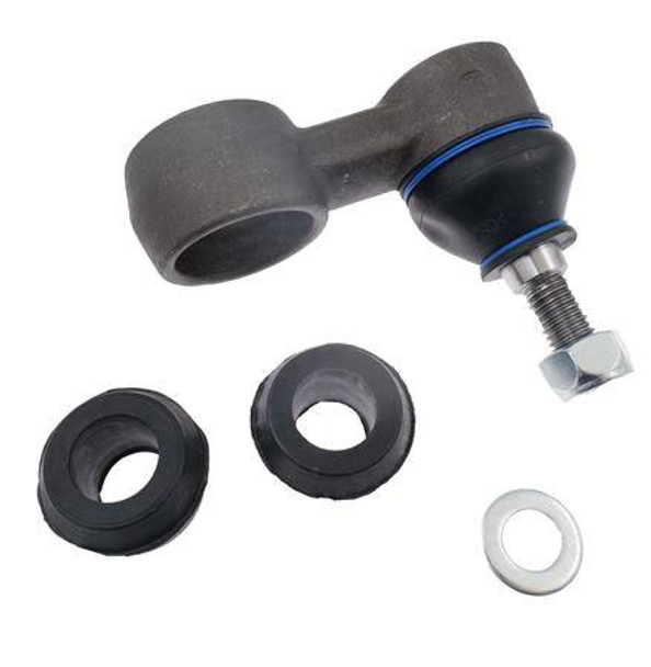 Direct Replacement Anti Roll Bar Drop Link for Defender & Discovery 1, image of a ball joint with two rubber bushings and a washer.