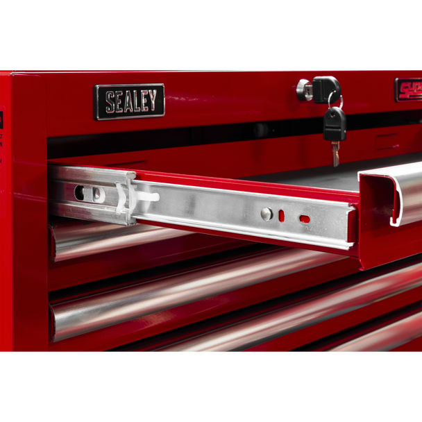 Superline PRO® Topchest 10 Drawer - Red - AP33109