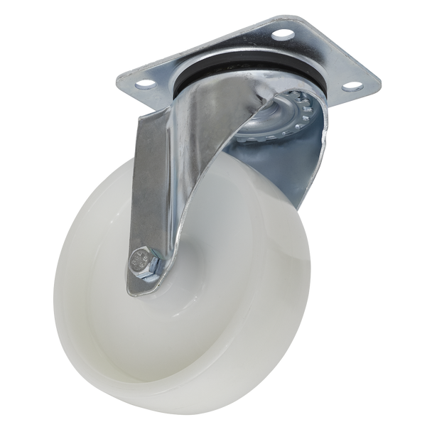 125mm Castor Wheel with Swivel Plate - SCW4125SP