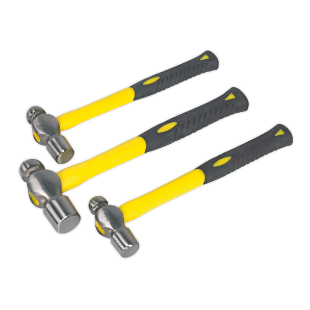 Premier Ball Pein Hammer Set with Fibreglass Shafts 3pc - AK2031
