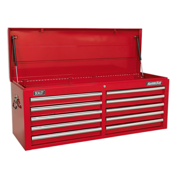 Superline PRO® Topchest 10 Drawer - Red - AP5210T