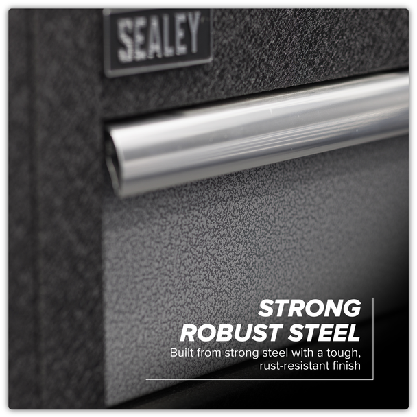 Superline PRO® Storage System with Stainless Worktop 4.92m - APMSSTACK15SS