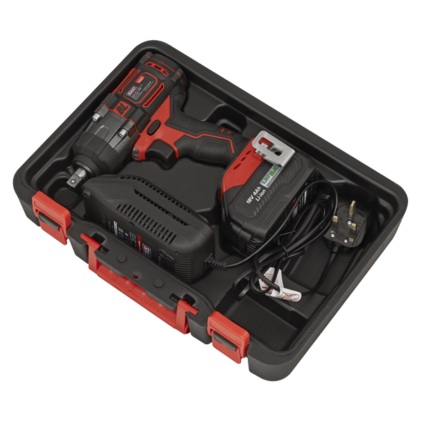 1/2"Sq Drive Cordless Brushless Impact Wrench 18V 4Ah - CP650LI