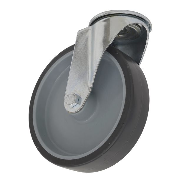 100mm Castor Wheel with Swivel Bolt Hole - SCW2100SBEM