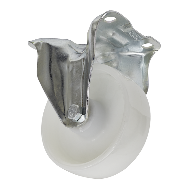 100mm Castor Wheel with Fixed Plate - SCW4100FP