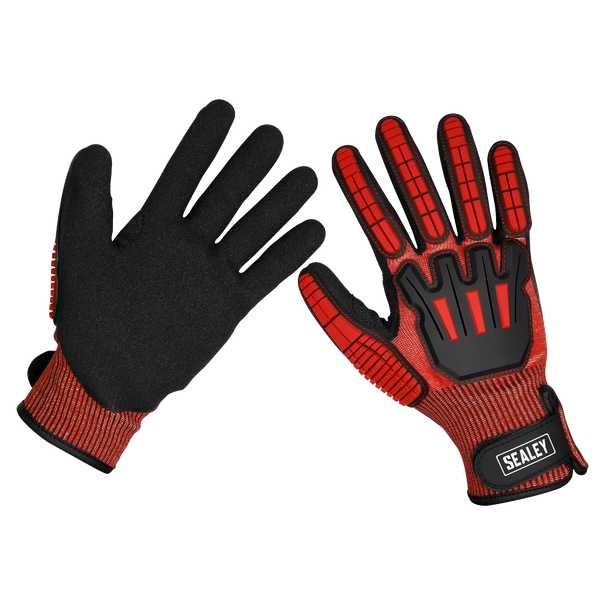 Cut & Impact Resistant Gloves, Large - Pair - SSP38L