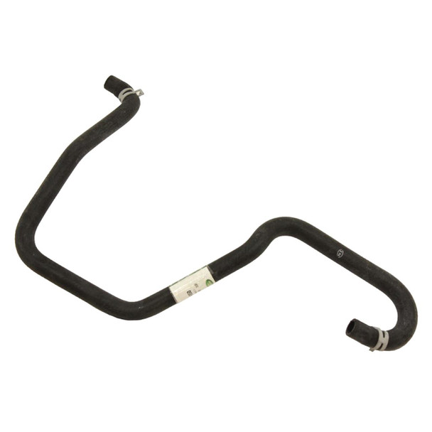 Direct Replacement Fuel Cooler Hose for Defender, automotive black rubber hose with metal clamps for fuel system cooling. Direct Replacement Fuel Cooler Hose for Defender, automotive black rubber hose with metal clamps for fuel system cooling.