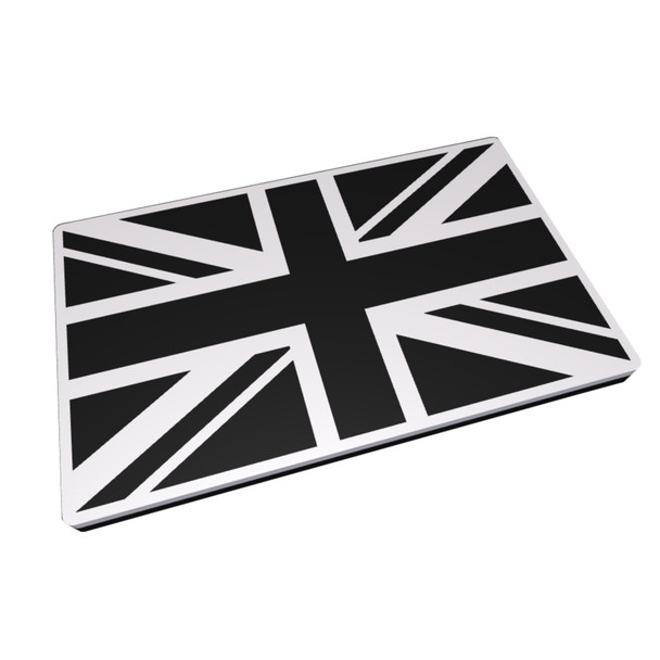 Monochrome 3D Printed Badge – Black and White | JGS4x4