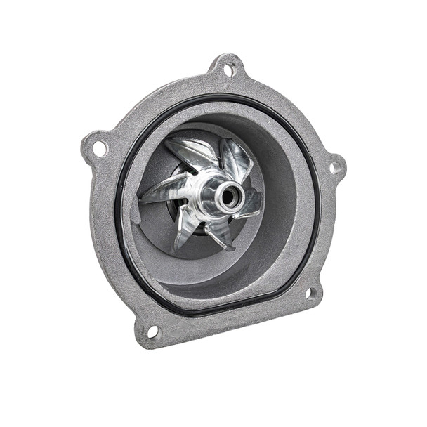 PROFLOW OEM Engine Water Coolant Pump for Defender Td5 and Discovery 2 Td5, automotive cooling pump with metal impeller and mounting flange, compatible with 1998-2006 models