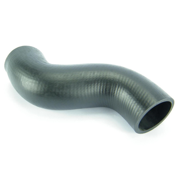 Direct Replacement Intercooler Hose for Discovery 2 Td5, black rubber hose with curved shape for engine cooling system.