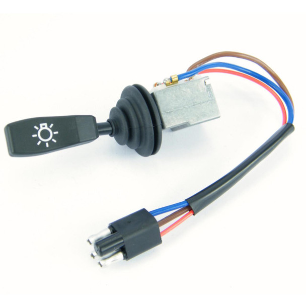 Direct Replacement Master Light Switch - PRC3430 for Defender, electronic vehicle lighting control switch with wiring harness and mounting base.