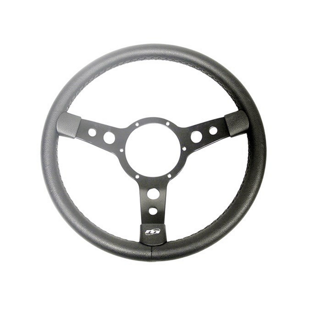 Terrafirma Mountney 14" 3 Spoke Vinyl Steering Wheel for Defender, Discovery 1, Range Rover Classic - GI004 from JGS4x4