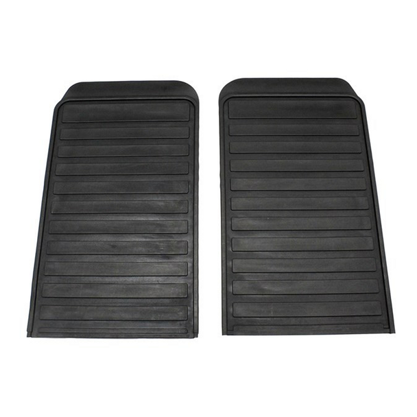 Heavy duty rubber second row floor mat for Defender 110 2.2 2.4