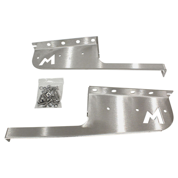 Terrafirma Mudflap Brackets - Rear - Pair - Stainless Steel for Defender - TF3012 from JGS4x4