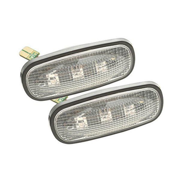 Terrafirma LED Side Indicator Light - Clear - Pair for Defender - Td5 - GA8530 from JGS4x4