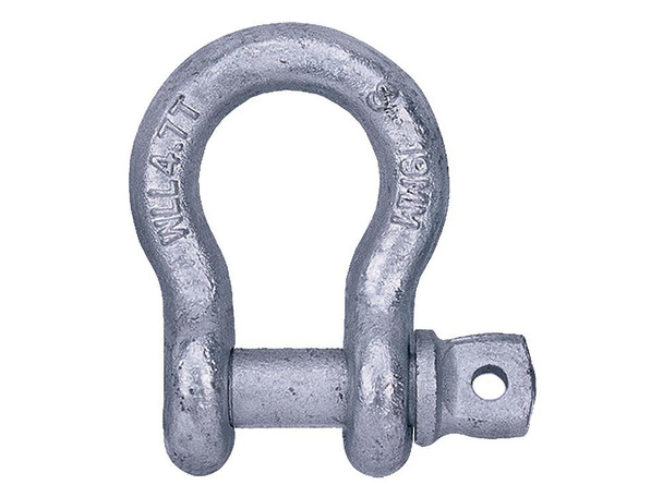 Britpart Recovery Bow Shackle 4.7 Ton Winch Towing 4x4 Off Road - DB1012, metal bow shackle with pin for vehicle recovery and towing. Britpart Recovery Bow Shackle 4.7 Ton Winch Towing 4x4 Off Road - DB1012, metal bow shackle with pin for vehicle recovery and towing.