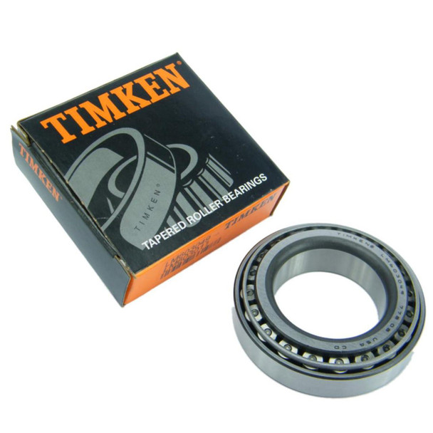 Timken Wheel Bearing for Defender and Discovery 1, Compact tapered roller bearing with metal exterior and inner ring, black and silver colours, in original packaging. Timken Wheel Bearing for Defender and Discovery 1, Compact tapered roller bearing with metal exterior and inner ring, black and silver colours, in original packaging.