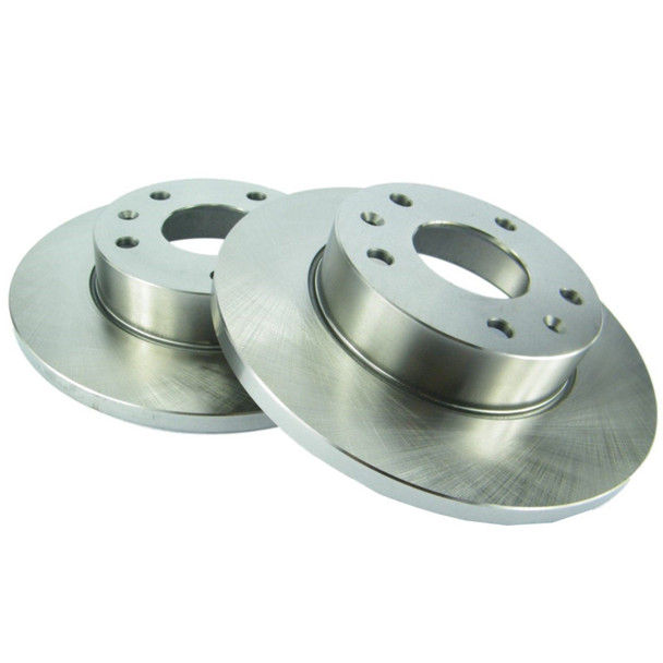 Front Brake Discs Solid for Freelander  1 up to 2001 from JGS4x4