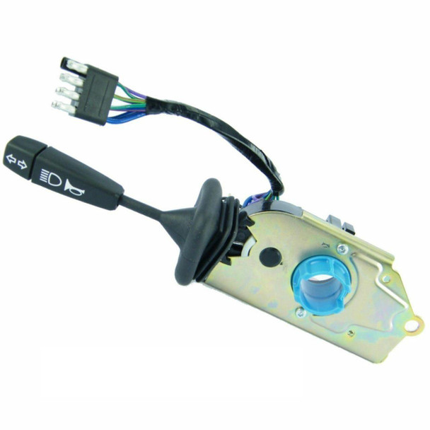Direct Replacement Headlamp Horn & Indicator Switch for Defender, vehicle headlamp, horn, and indicator switch assembly with wiring and mounting component