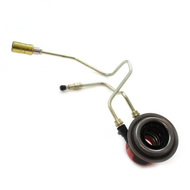 Direct Replacement Clutch Slave Cylinder Release Bearing for Freelander 1 Td4, automotive clutch component with metal linkage and release bearing for vehicle repair.