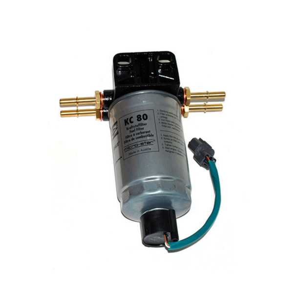 OEM Parts Fuel Filter Housing with Filter & Water Sensor for Defender Td5, automotive fuel filter housing with water sensor and filter, compatible with Mahle up to 2003 models.