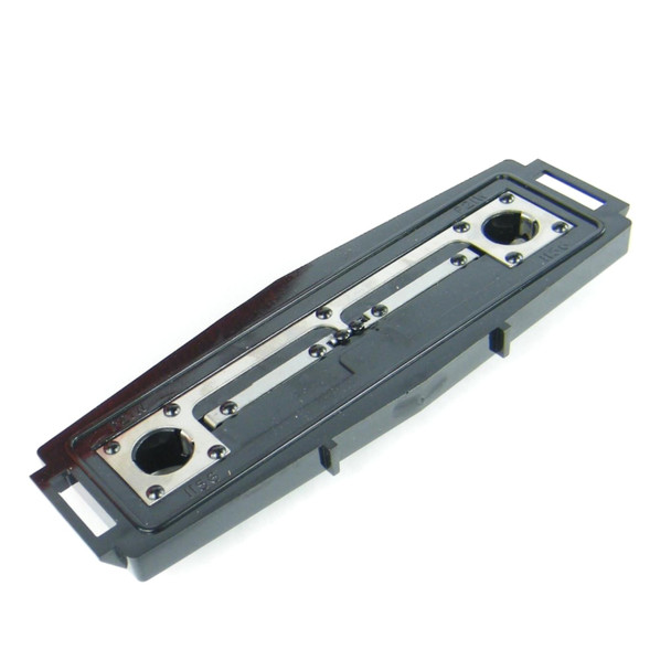 Genuine Land Rover Rear Bumper Lower Lamp Bulb Holder for Discovery 2, automotive part with mounting holes and sockets for bulbs.