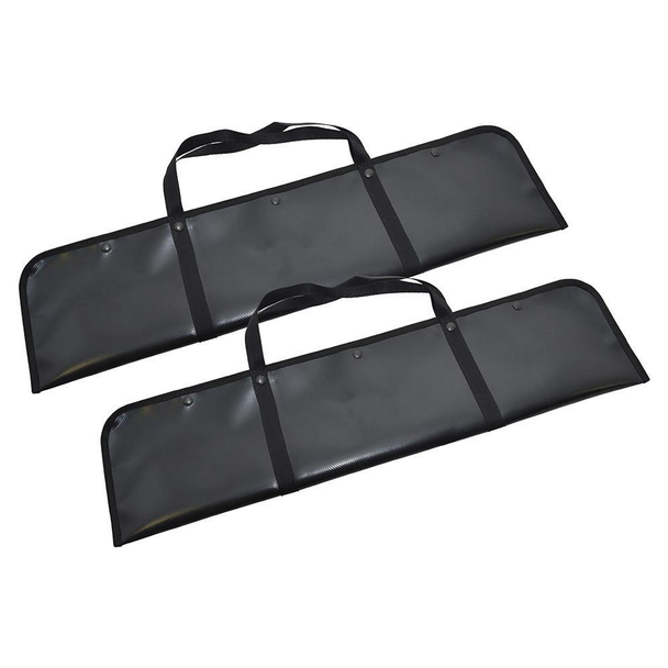 Britpart Ground Anchor Storage Bag Set, durable black storage bags for ground anchors with handles for easy carrying and organization.