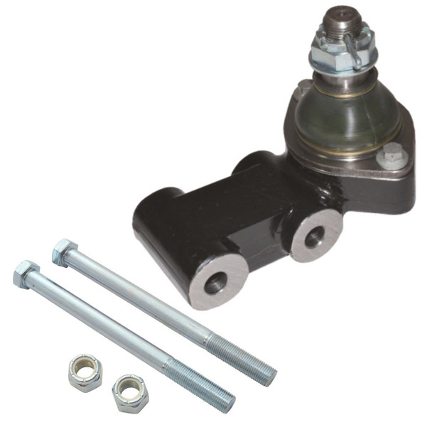 Terrafirma A-Frame Ball Joint Kit with Fixing Bolts for Defender, Discovery 1, Range Rover Classic, including ball joint, bolts, and nuts.