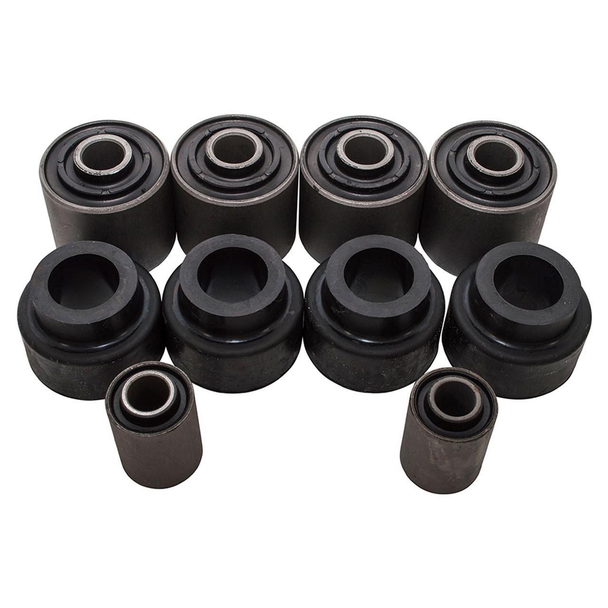 OEM Parts Front Suspension OEM Bush Kit 1994-1997 for Defender, black rubber bushings for vehicle suspension
