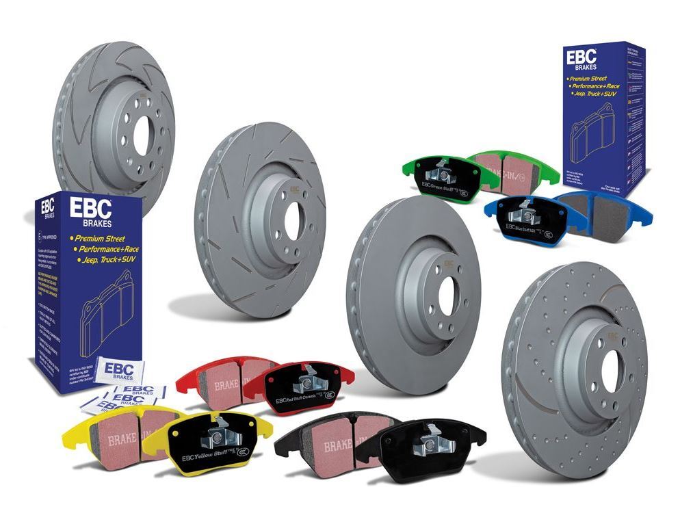 EBC brake discs and brake pads for Land Rover vehicles