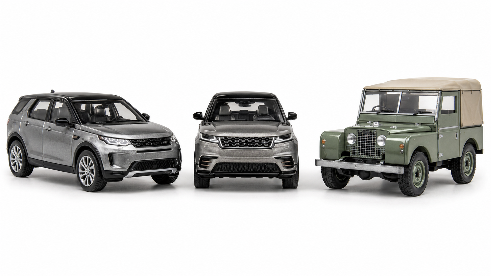 Discovery Sport, Range Rover Velar and Series Land Rover models