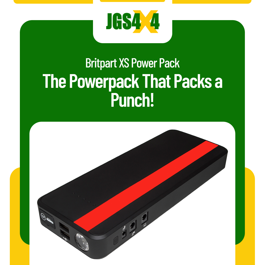 Britpart XS Powerpack 12v Battery Booster Pack - JGS4x4