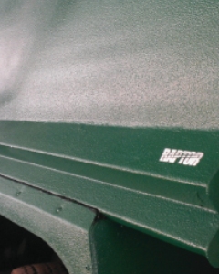 Raptor paint is ideal for commercial equipment and property
