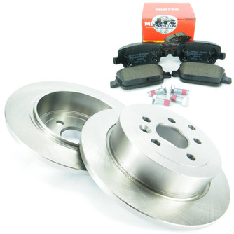Mintex Rear Brake Disc And Pad Kit For Ford Fiesta 2.0 ST150 - E-approved