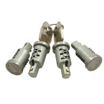 Land Rover Defender Door Lock Barrel Set With Keys - MTC6504 (3 Pieces)
