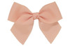 Our Evelyn toddler bow with tails is a show stopper, shown in moonstone