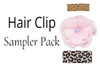 Little Lady Hair Clip Sampler Pack shown in fall / winter