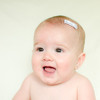 Amy. Satin Newborn Baby & Toddler Hair Bow.